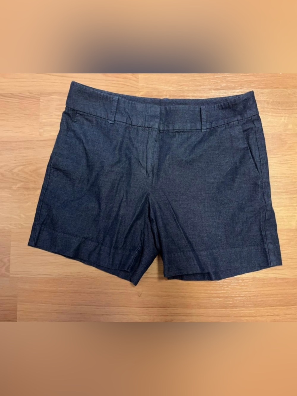 Ann Taylor Navy Tailored Cargo Shorts